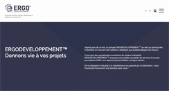 Desktop Screenshot of ergodeveloppement.com